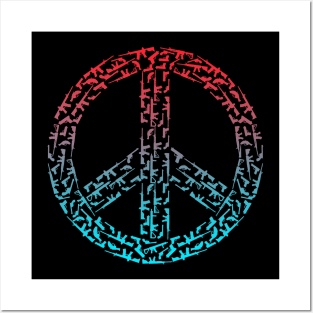 Peace guns Posters and Art